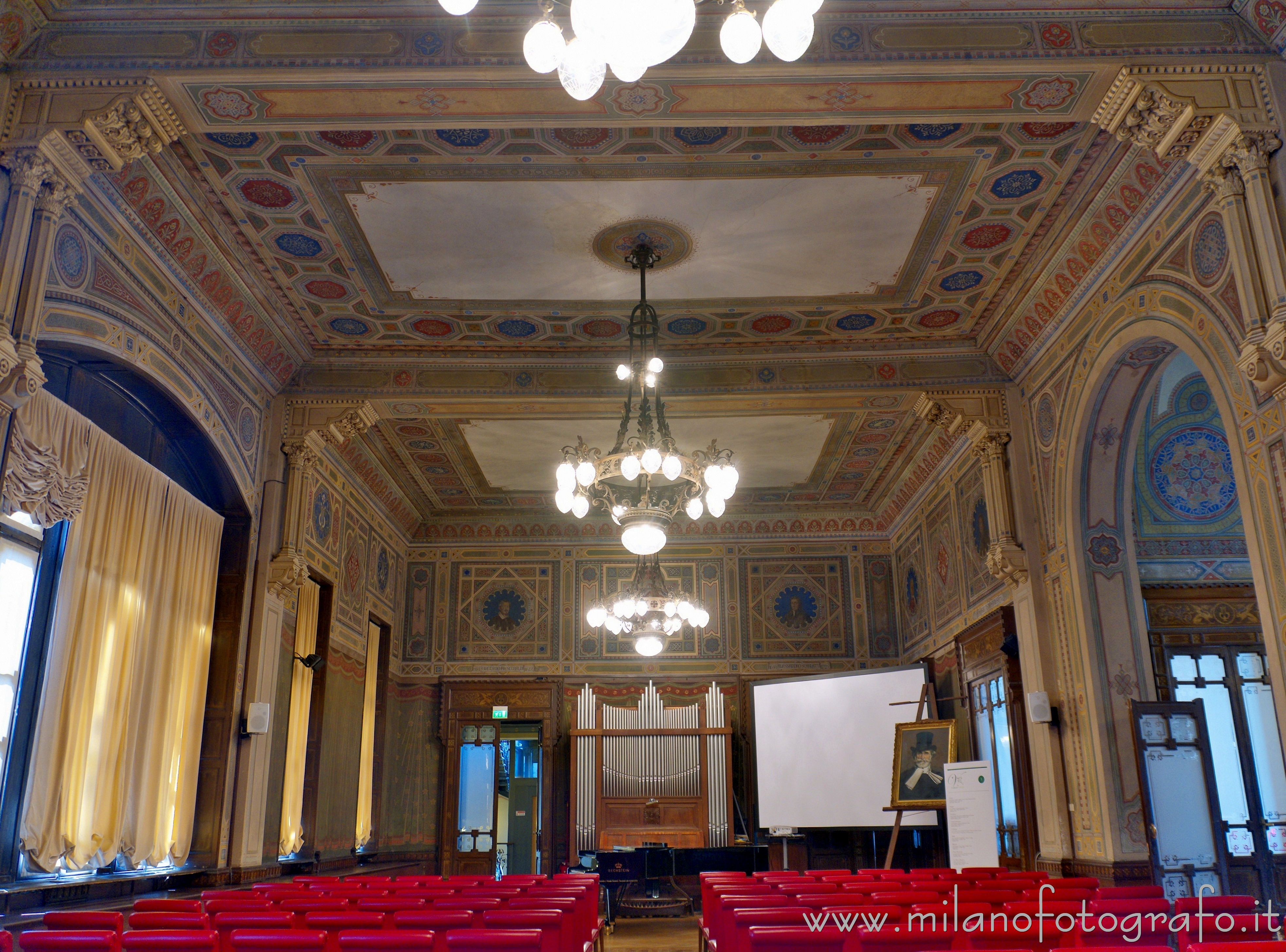 Milano - Salone concerti di Casa Verdi